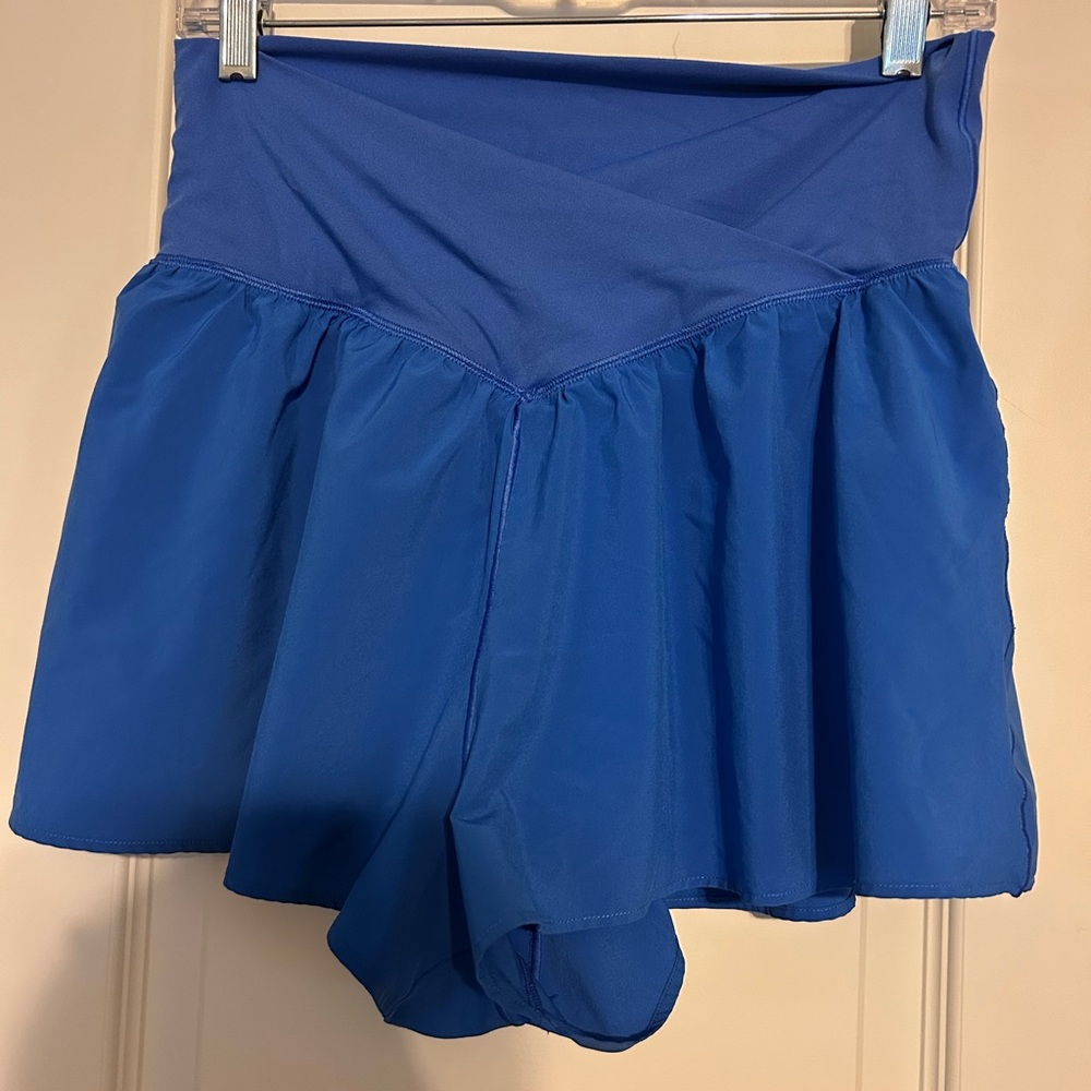Aerie Women's Vibrant Blue Athletic Shorts